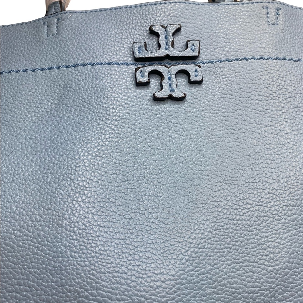 Tory Burch Light Blue MCGRAW TOTE - Picture 4 of 6